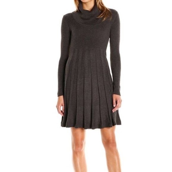 New Calvin Klein Cowl Neck Sweater Dress - Picture 1 of 6
